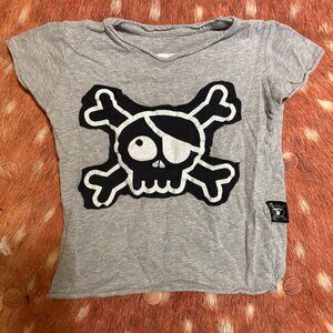 GUC Nununu Gray Skull Tee (18-24M)